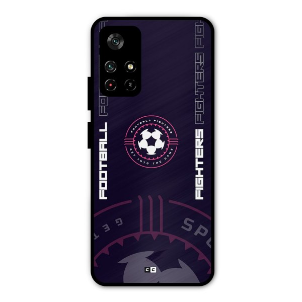 Football Fighters Metal Back Case for Poco M4 Pro 5G