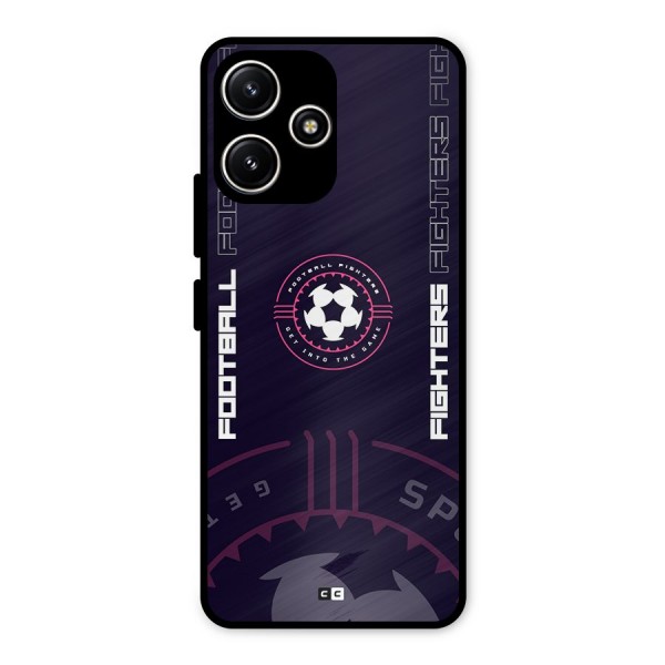 Football Fighters Metal Back Case for Poco M6 Pro