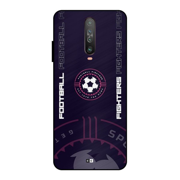 Football Fighters Metal Back Case for Poco X2