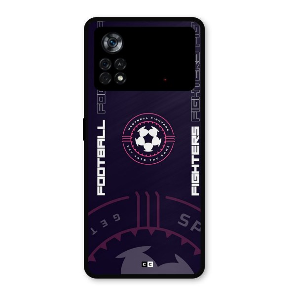 Football Fighters Metal Back Case for Poco X4 Pro 5G