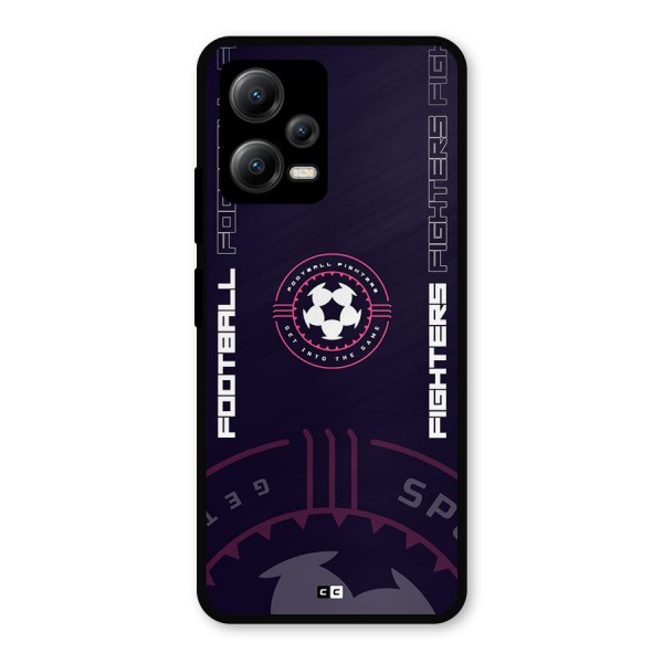 Football Fighters Metal Back Case for Poco X5