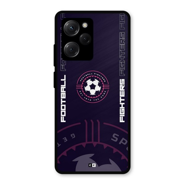 Football Fighters Metal Back Case for Poco X5 Pro