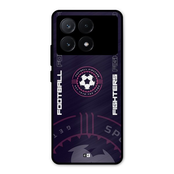 Football Fighters Metal Back Case for Poco X6 Pro