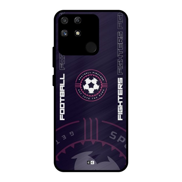 Football Fighters Metal Back Case for Realme Narzo 50A