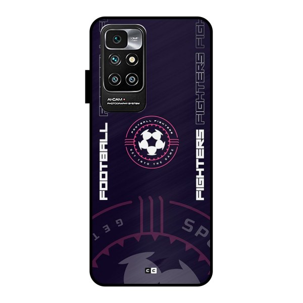 Football Fighters Metal Back Case for Redmi 10 Prime