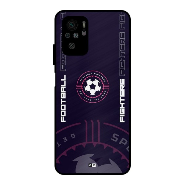 Football Fighters Metal Back Case for Redmi Note 10