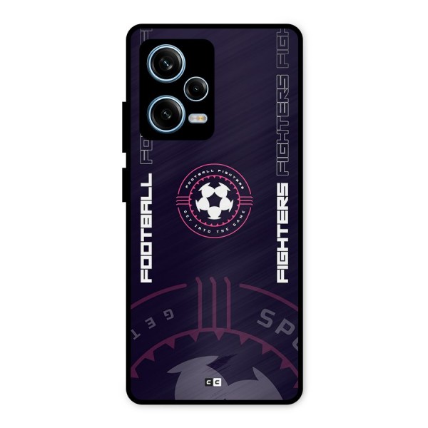 Football Fighters Metal Back Case for Redmi Note 12 Pro