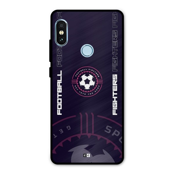 Football Fighters Metal Back Case for Redmi Note 5 Pro