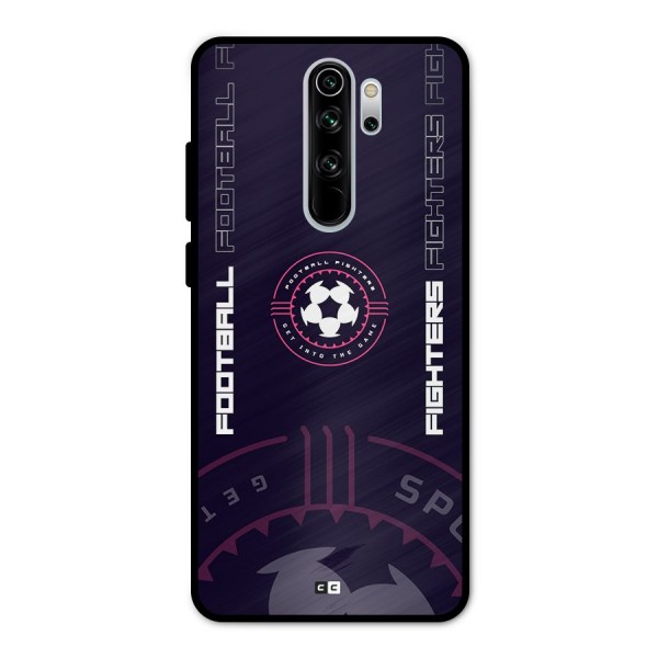 Football Fighters Metal Back Case for Redmi Note 8 Pro