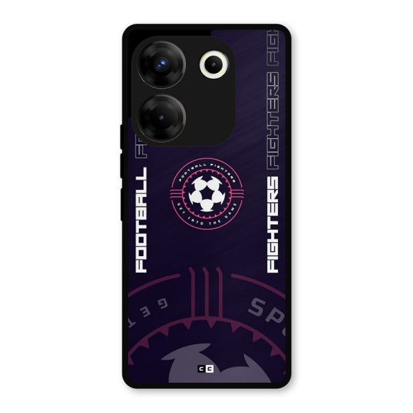 Football Fighters Metal Back Case for Tecno Camon 20 Pro