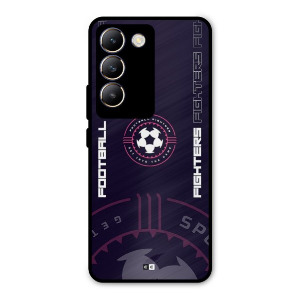 Football Fighters Metal Back Case for Vivo T3 5G