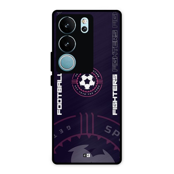 Football Fighters Metal Back Case for Vivo V29 Pro