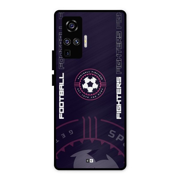 Football Fighters Metal Back Case for Vivo X50 Pro