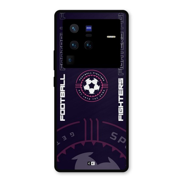 Football Fighters Metal Back Case for Vivo X80 Pro