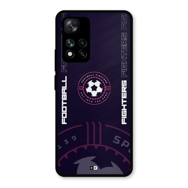 Football Fighters Metal Back Case for Xiaomi 11i Hypercharge 5G