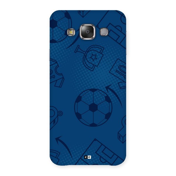 Football Texture Back Case for Galaxy E7