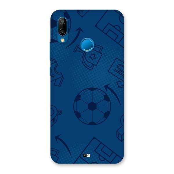 Football Texture Back Case for Huawei P20 Lite