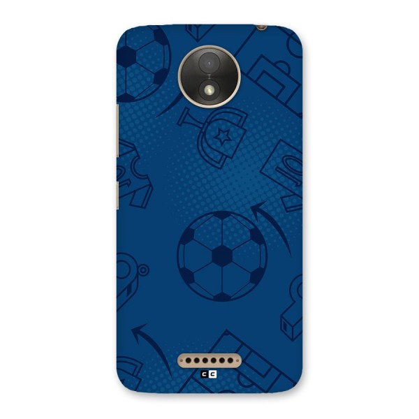 Football Texture Back Case for Moto C Plus