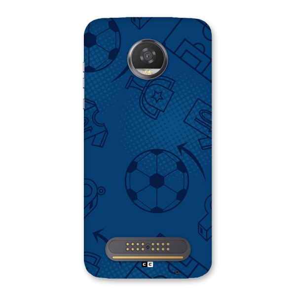 Football Texture Back Case for Moto Z2 Play