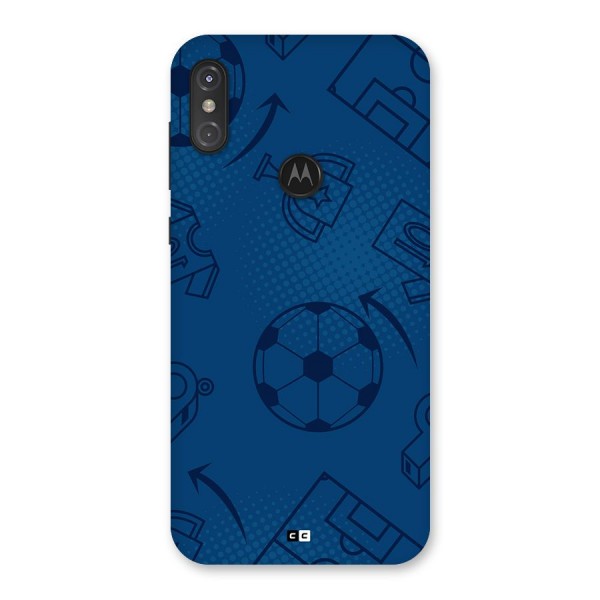 Football Texture Back Case for Motorola One Power