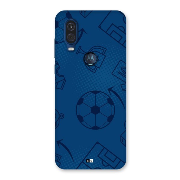 Football Texture Back Case for Motorola One Vision