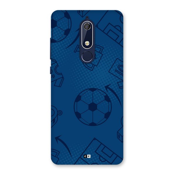 Football Texture Back Case for Nokia 5.1