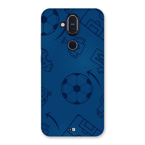 Football Texture Back Case for Nokia 8.1