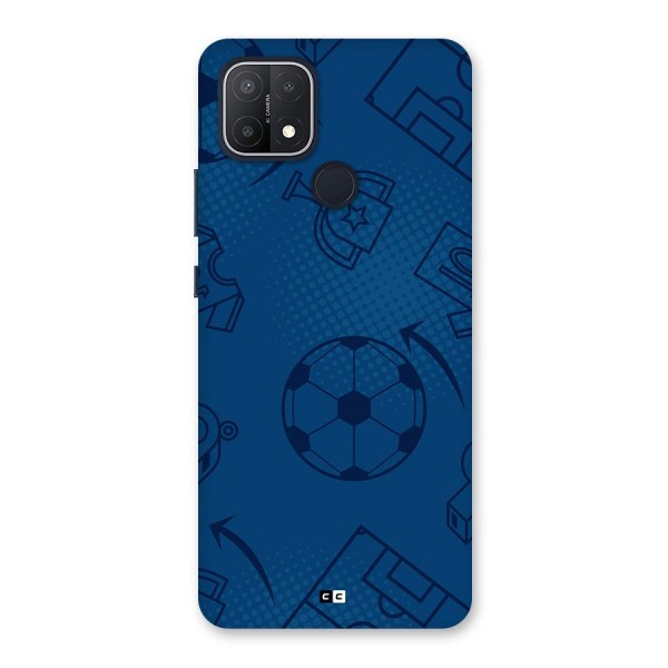 Football Texture Back Case for Oppo A15s