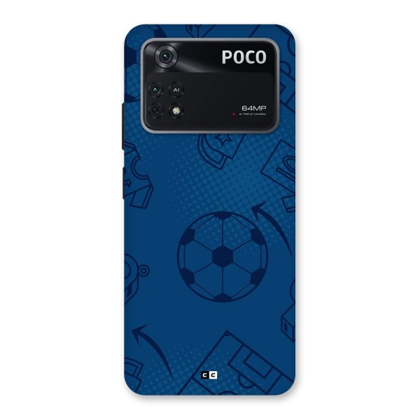 Football Texture Back Case for Poco M4 Pro 4G