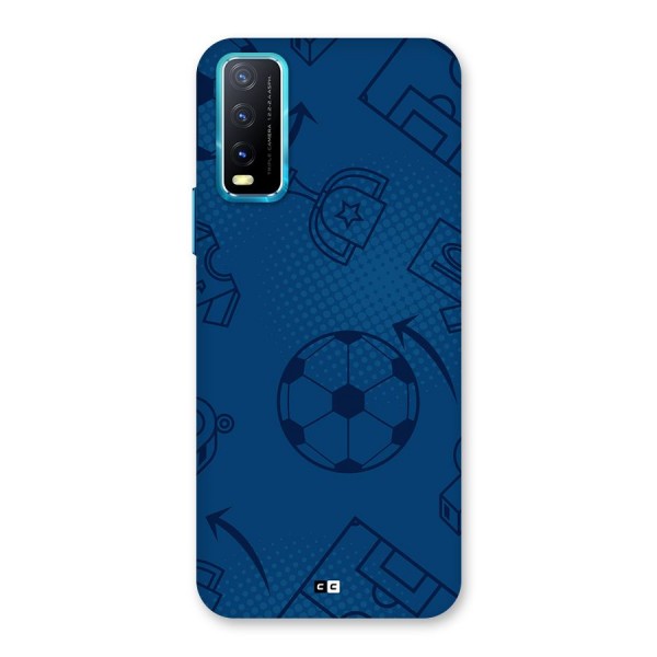 Football Texture Back Case for Vivo Y12s