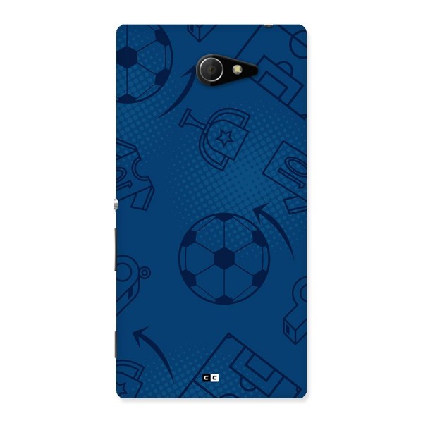 Football Texture Back Case for Xperia M2