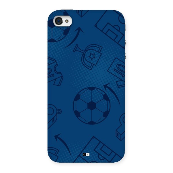 Football Texture Back Case for iPhone 4 4s