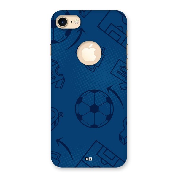 Football Texture Back Case for iPhone 8 Logo Cut