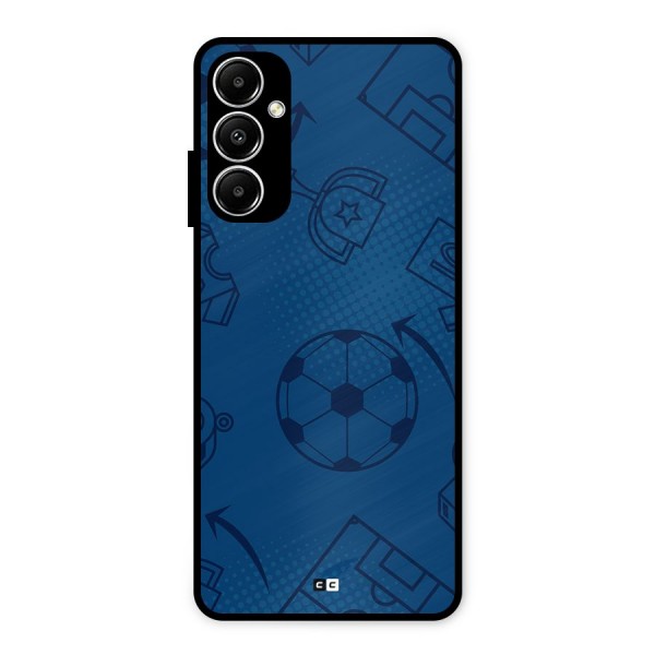 Football Texture Metal Back Case for Galaxy A05s