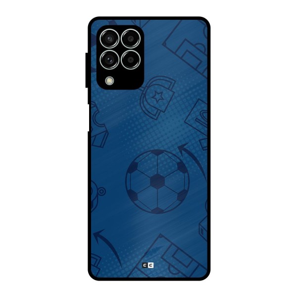 Football Texture Metal Back Case for Galaxy M33