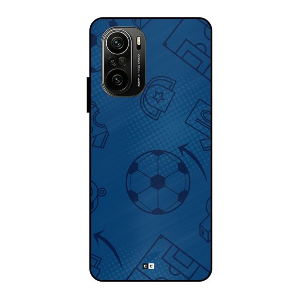 Football Texture Metal Back Case for Mi 11X Pro