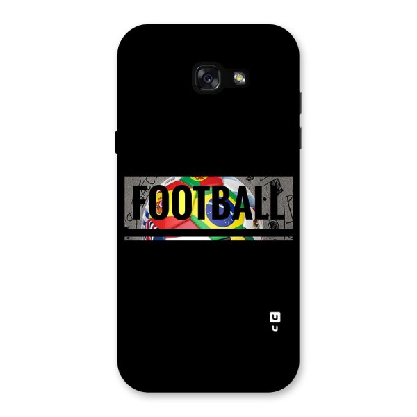 Football Typography Back Case for Galaxy A7 (2017)