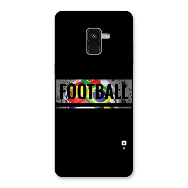 Football Typography Back Case for Galaxy A8 Plus