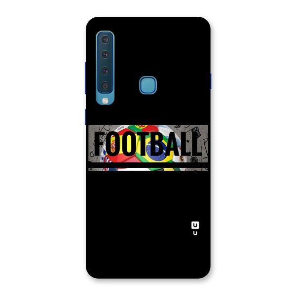 Football Typography Back Case for Galaxy A9 (2018)