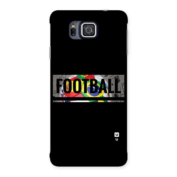 Football Typography Back Case for Galaxy Alpha