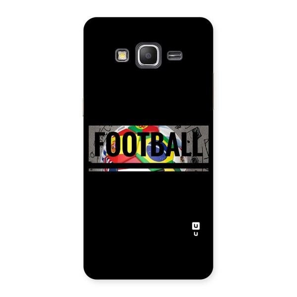 Football Typography Back Case for Galaxy Grand Prime