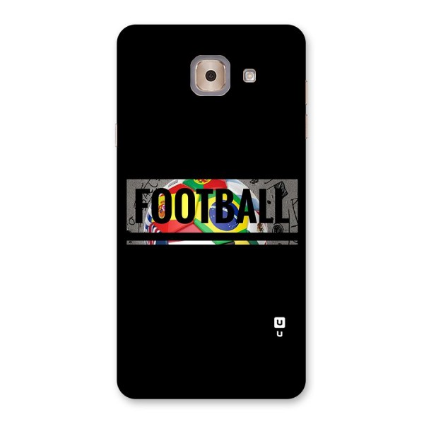 Football Typography Back Case for Galaxy J7 Max