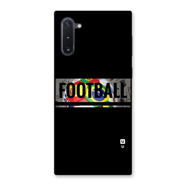 Football Typography Back Case for Galaxy Note 10