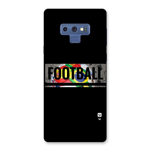 Football Typography Back Case for Galaxy Note 9