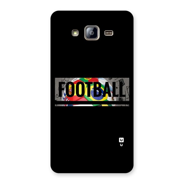 Football Typography Back Case for Galaxy On5