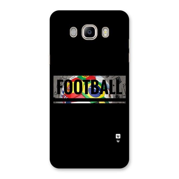 Football Typography Back Case for Galaxy On8