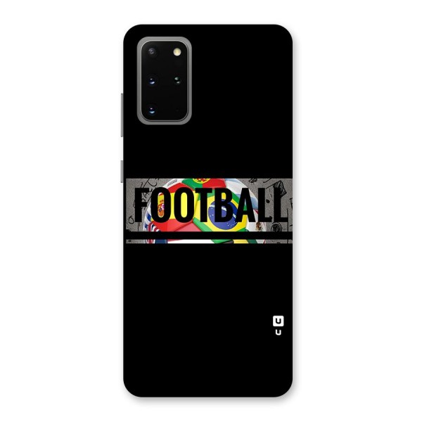 Football Typography Back Case for Galaxy S20 Plus