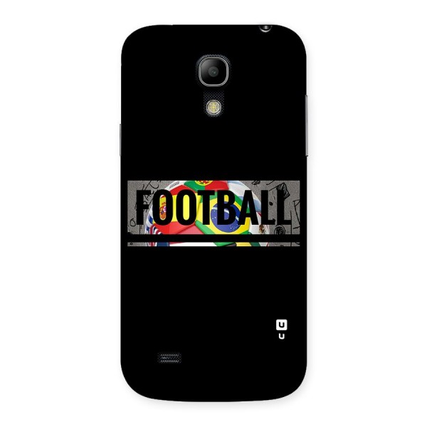 Football Typography Back Case for Galaxy S4 Mini