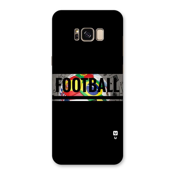 Football Typography Back Case for Galaxy S8 Plus