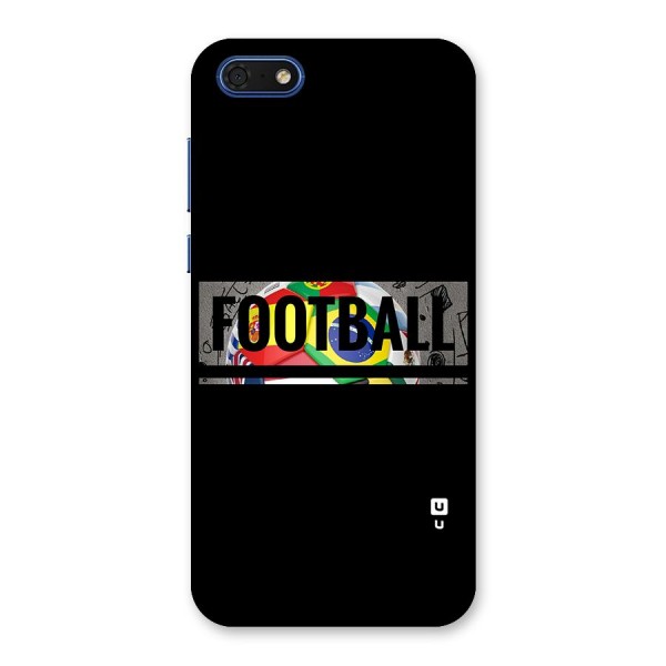 Football Typography Back Case for Honor 7s